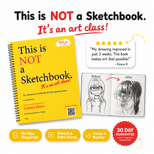 This is not a sketch book its an art class book